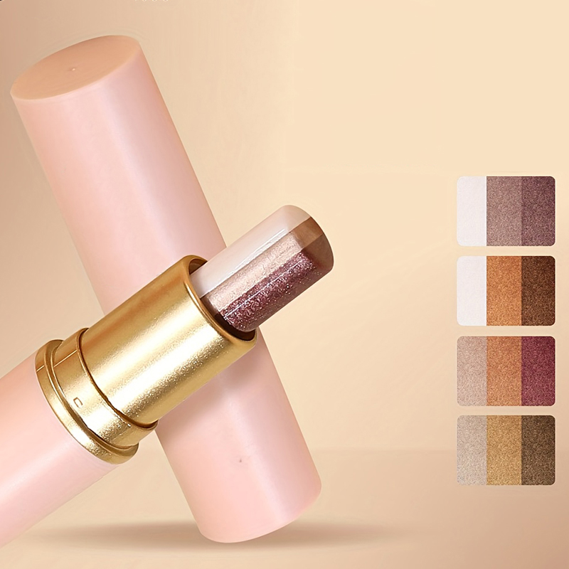 Three-color eyeshadow stick manufacturing factory