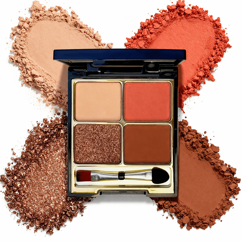 Private Label 4 Color Shimmer Eyeshadow Palette