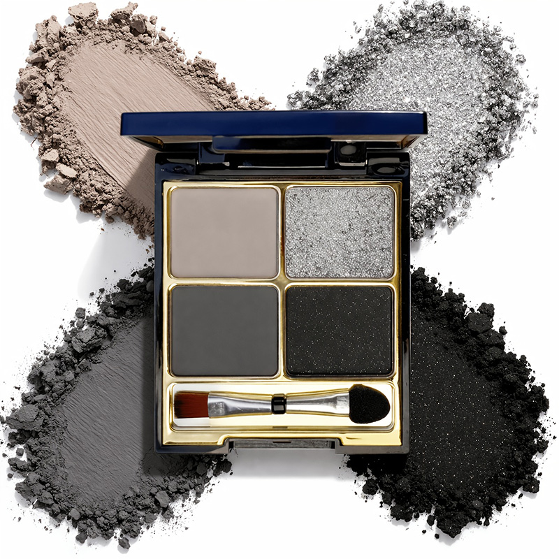Private Label 4 Color Shimmer Eyeshadow Palette